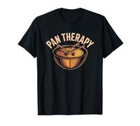 Steel Pan Music Daily Therapy Happy Place Pannist Drum T-Shirt
