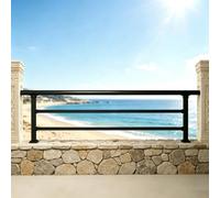 Steel Parapet Fence Post Extenders for Increase Height