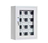 Steel Phone Locker with Key Lock | Secure Storage Cabinet for Classroom, Office & Factory Equipment -, Space-Saving Solution for Safe Storage