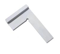 Steel Positioning Block 1pc 90 Degree Flat Edge Square Angle Ruler, 50-200mm Carbon Steel with Base for Woodworking Measuring(50x40mm)