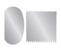 Steel Pottery Tools Serrated Scraper Clay Ribs Stainless Steel Sculpture Modeling Cutter Scraper Crafts Tool Ceramics Sculpting Tools Kits for Sculpting Texturing Artists Modeling Potter