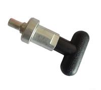 Steel Pull Pin for Fitness Equipment Adjustments Featuring Spring-Loaded Reset Action and M30 10 Thread Compatibility 93mm Length