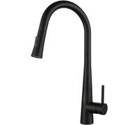 Steel PullDown Kitchen Faucet with Smart Sensor OneHandle Touch Control Black h Modern for Easy Cleaning and Enhanced Convenience