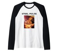 STEEL PULSE REGGAE CONCERT SHIRT David Hinds Guitar T-Shirt Raglan Baseball Tee