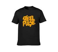 Steel Pulse Reggae Music Men's T-Shirt Black Unisex Tee L