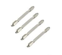 Steel Punch Pin Vice Set for Holding 0-3.1 mm Drill Bits - Double-Ended Reversible Collet Holder, Compact Watchmaking & Clock Repair Tool Kit for