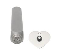 Steel Punches for Metal Engraving Rings Pendant, Skeleton | Portable Steel Punches with Clear Impressions, Designs, Suitable for Various Metals, for Studios Application