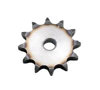 Steel quenching sprocket 未处理 Industrial gear,Pinion spur gear 1Pcs Flat Chain Gear 08B 10 Teeth To 25 Teeth Sprocket Wheel A3 Steel Quenching(08B-19 Teeth)