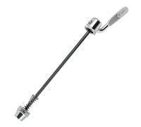 Steel Quick Release Skewer for Rear Mounted Trainers, Standard Bike Wheel Skewers Rod Lever for Turbo Trainer, Indoor Trainer, Riding, All Rear Cycle Wheels with Hollow Axle, Silver