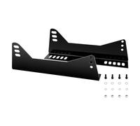 Steel Racing Seat Side Mount Bracket for Bucket Seat only Compatible with Bride, Recaro, Sparco, OMP, with Installation Package (2 Brackets)