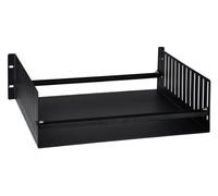 Steel Rack Tray with Adjustable Equipment Clamps and Fixings 3U