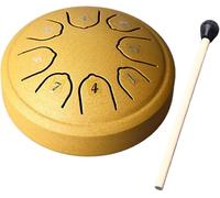 Steel Rain Chime | 4.5 Inch 8 Notes Chakra Drum For Garden | Waterproof Beginner Handpan Percussion
