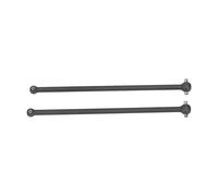 Steel RC Rear Driveshaft, Set of 2, 1/7 Compatible (Black) | rust and wear resistant, higher strength, easy to replace parts, for 1/8 RC