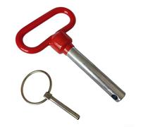 Steel Red Head Pin for Power Rack Squat Rack and Strength Training Equipment with Visual Identification (16mm)