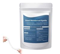 Steel Reinforced Epoxy Putty, 2-Part Fast Repair Epoxy Clay for Metal, Wood, Ceramic, Stone, Tile & Plastic, High-Strength Moldable Repair Filler for Cracks, Holes & Chips, Surface Restoration (1PC)