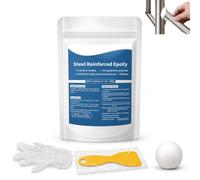 Steel Reinforced Epoxy Putty, Bondingmbring Old Items Back to Life, All Purpose Pool Clay for Bonding Plastic Metal Ceramic Wood Tile Glass, Solution for Every Household (1pcs)