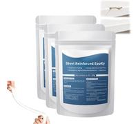 Steel Reinforced Epoxy Repair Putty, 2026 New Waterproof & Heat-Resistant Steel Reinforced AB Two-Part Epoxy Clay, Fast-Setting Filler for Metal, Plastic, Wood, Tile and Ceramic (3)