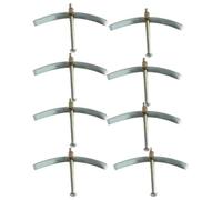 Steel Repair Screw Set for Fixing Loose Wall Mounted Junction Socket Boxes, Resistant Electrical Mounting Hardware with 10 Screws and Hooks for Home S