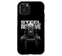 STEEL RESERVE Futuristic Armored Figure Case for iPhone 11 Pro