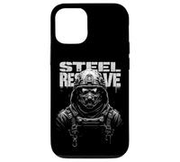STEEL RESERVE Futuristic Armored Figure Case for iPhone 12/12 Pro