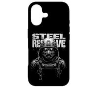 STEEL RESERVE Futuristic Armored Figure Case for iPhone 17