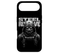 STEEL RESERVE Futuristic Armored Figure Case for iPhone Air