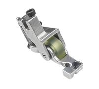 Steel Roller Presser Foot with Zipper Guide, Adjustable Height for Invisible Zippers on Flatbed Stitching Machines Adjustable Invisible Zippers Presser Foot
