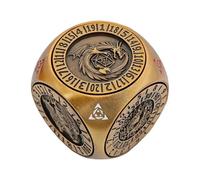 Steel Rotating Cube - Board Match Accessory, Attractive Shell Pack, Handy Social Gear, Championship Amusement Recreation Pub Kinship Meeting Celebration Play Contest | Excellent Sturdy Quality