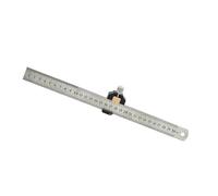 Steel Rule Positioning Block Steel Cutting Tool with Clear Scale for Precision Measurement and Marking in Structure