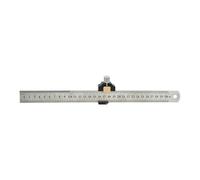 Steel Rule Positioning Block Steel Scribing Tool With Clear Scale For Precisions Measuring & Marking In Constructions Woodworking Layout Accessory