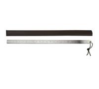 Steel Rulers 5mm Thick Accuracy Measuring Tool Strong Metal Clear Scale For Engineers Architects & Craftsmen Proof Steel