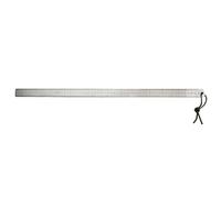 Steel Rulers 5mm Thick Accuracy Measuring Tool Strong Metal Rulers Clear Scale For Engineers Architects & Craftsmen Steel With Wood Composite Design