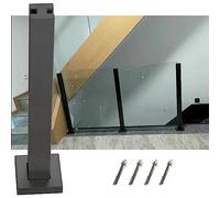 Steel s Railing Post Square Balustrade Fittings for irs Hallways Gars & Balconies s Clamp Support for Safe Fencing