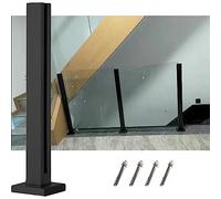 Steel s Railing Post Square Support for irs Hallways Balconies & Gars s Clamp for Transparent Balustrade & Fence