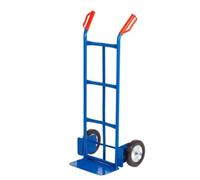 Steel Sack Truck; Cushion Wheels; Steel; 150kg; Blue