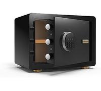 Steel Safes, Digital Password Safe Deposit Box for Money, Jewelry, Home Office to Store Important Documents, Valuables - Black