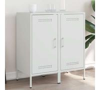 Steel Sideboards Set of 2 Olive Green Storage Cabinets 36x39x79cm