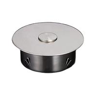 Steel Sink Drain Cover Not Odor Clog Easy Cap General Pipe Seal Cover Multiple Size Simple Installation For PVC PVC Not Clog Cap