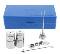 Steel Slotted Mass Weights Set with Hanger for Physics Experiments