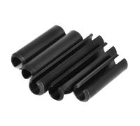 Steel Slotted Spring Roll Pins Split Spring Pins M10 x 16-100mm Black Carbon Steel 2-10 Pcs(M10 X 30mm-10pcs)