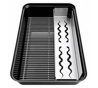 Steel Smokin Weber Go Anywhere Charcoal Basket (Long Side), Stainless Steel, Dishwasher Safe