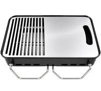 Steel Smokin Weber Go Anywhere Dual Grill Plancha One Piece, Stainless Steel, Dishwasher Safe