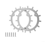 Steel Spike Tire Chains for Dreame A1 for mova 600 - Serrated Metal Grip Kit Wet Grass Slope 210mm