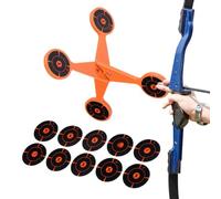 Steel Spinner Target - Automatic Self-Reset Shock Resistant Portable | Outdoor Carbon Steel Spinner Target Disc - For Field Crates Open Ground Sports Club