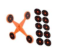 Steel Spinner Target - Carbon Steel Auto Reset Portable - Outdoor Thickened Spinner Target - for Outdoor Range Backyard Hillside Field Open Land