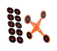 Steel Spinner Target - Training Target Made of Reinforced Carbon Steel with Automatic Reset | Metal Spin Target with Self-Reset | For Outdoor Use, Garden, Slope, Field, Open