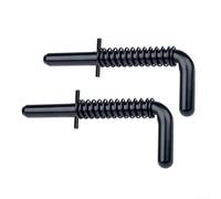 Steel Spring Latch Kit for Carry On Trailer Rear Gate Replacement Featuring Construction and For Reliable Latching Force (2)