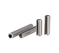 Steel Spring Split Roll Pins, GB879 Cylindrical Split Pin 304 Stainless Steel Spring Pin 8-20mm(M4 (20Pcs),10mm)