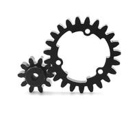 Steel Spur Gear 23T & Pinion 10T 17T For Traxxas 1/10 For E-Revo 2.0 | RC Car Upgrades parts & Replacements, hardened 45# steel spur and pinion gear set for models Modification