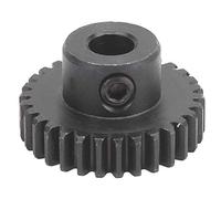 Steel Spur Gear 30 Tooth 6mm D - Bore 0.8 Mod, Industrial Grade Pinion Gear with Positive Drive for 6mm D - Shaft, Durable Metal Gear for Precision Machinery